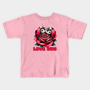 Valentine's Day Love bug xviii Kids T-Shirt